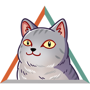 Profile photo of a cat wearing headphones
